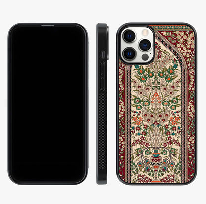 Persian Inspired Glass Case displayed upright for full design visibility and premium finish.