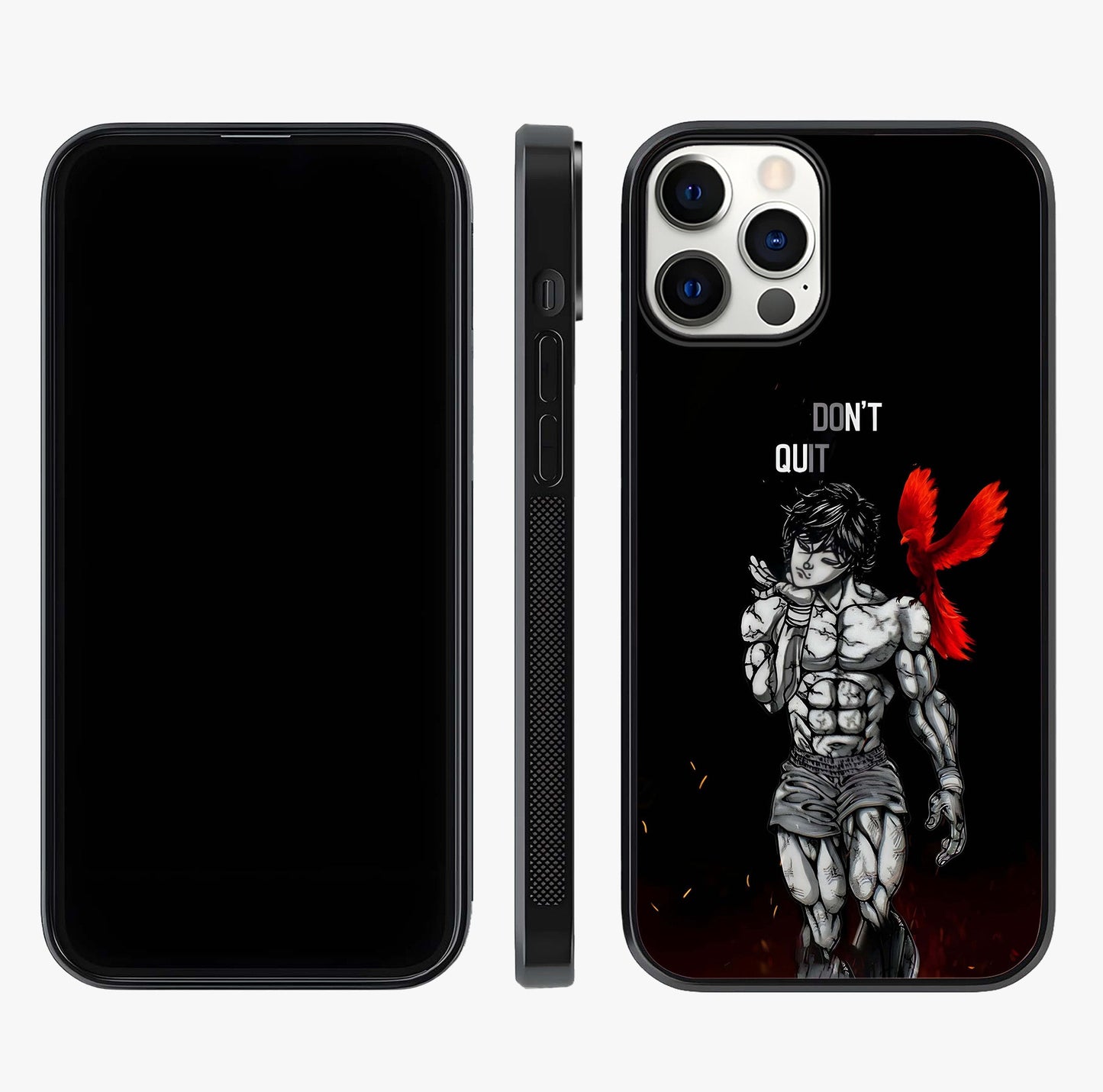 Rise Beyond Limits Glass Case displayed upright for full design visibility and premium finish.
