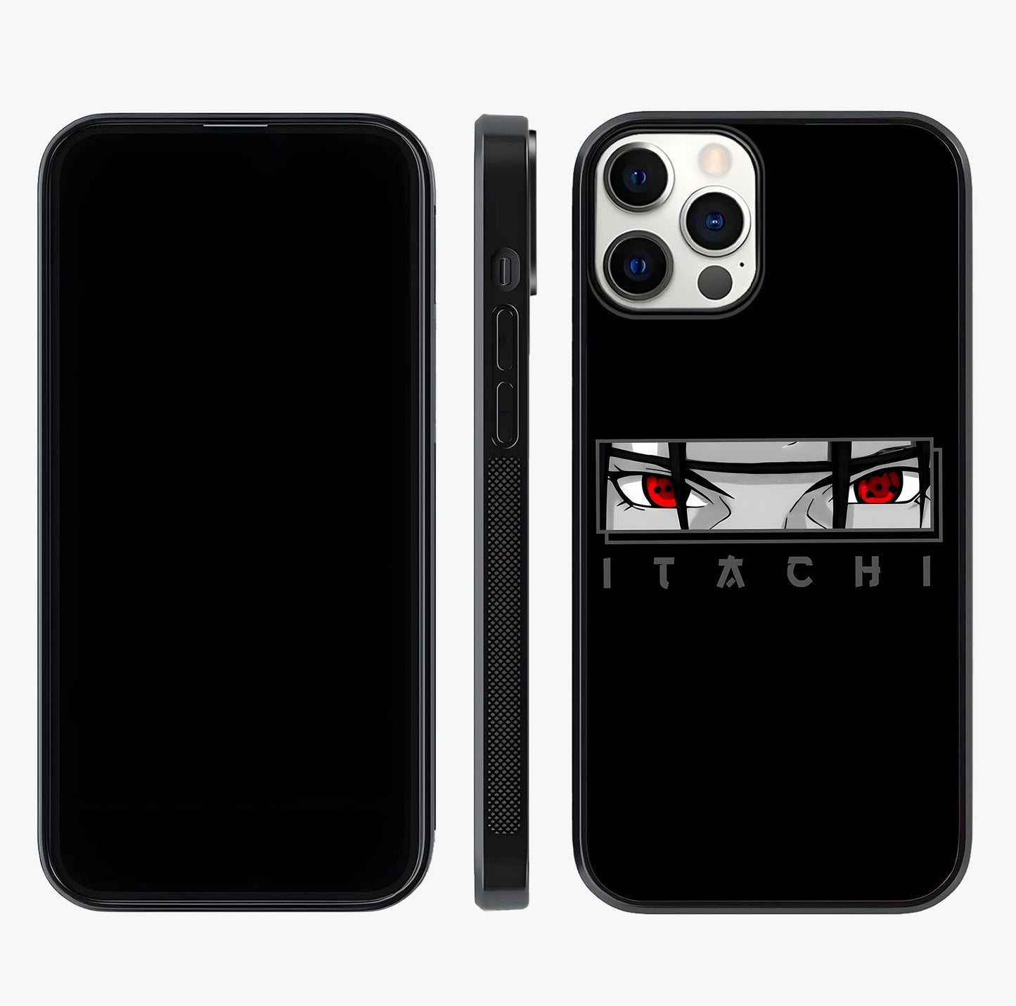 Scarlet Gaze Dominance Glass Case displayed upright for full design visibility and premium finish.