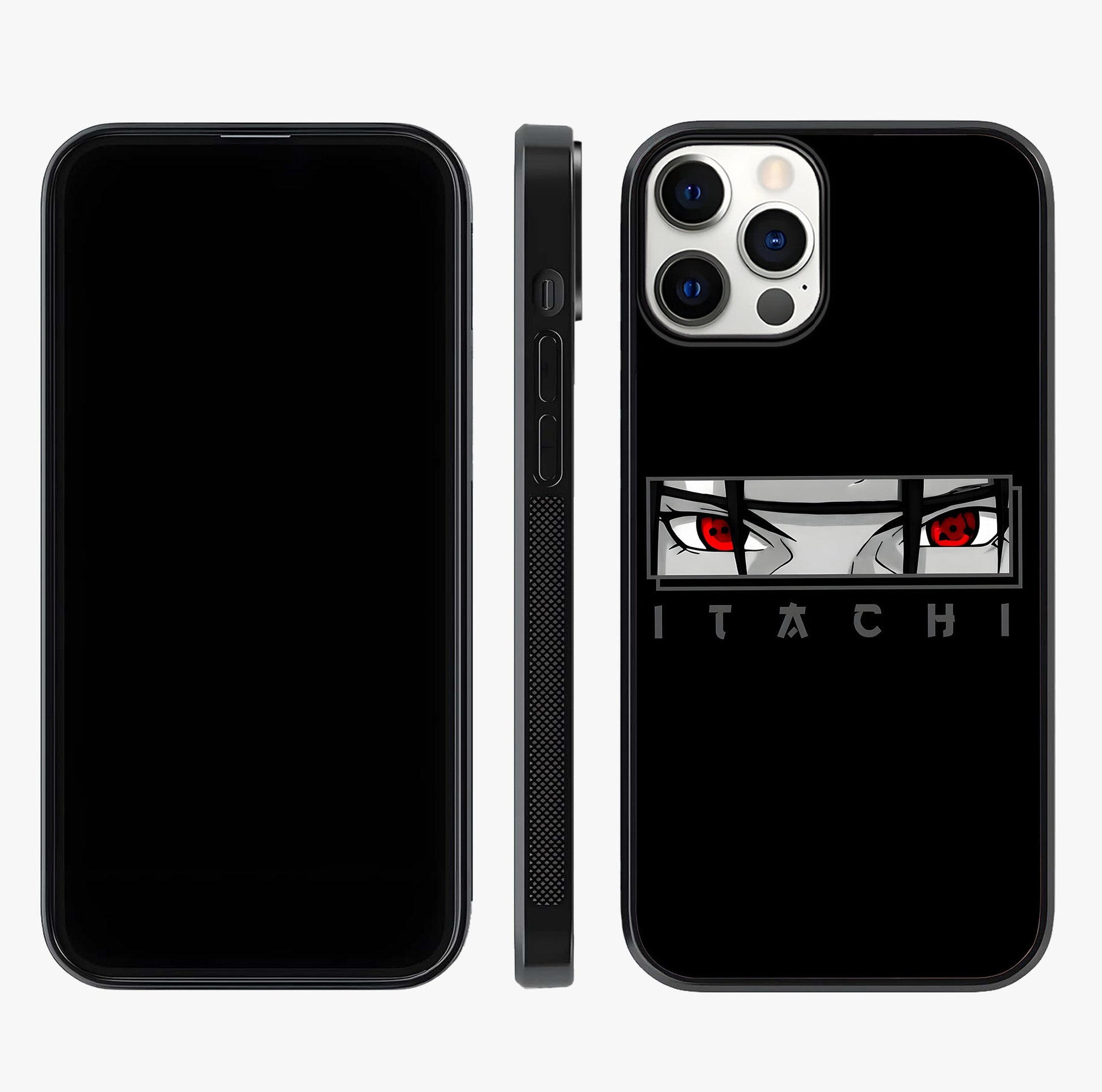 Scarlet Gaze Dominance Glass Case displayed upright for full design visibility and premium finish.