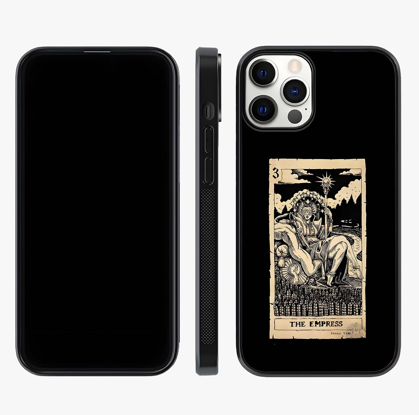 The Empress Glass Case displayed upright for full design visibility and premium finish.