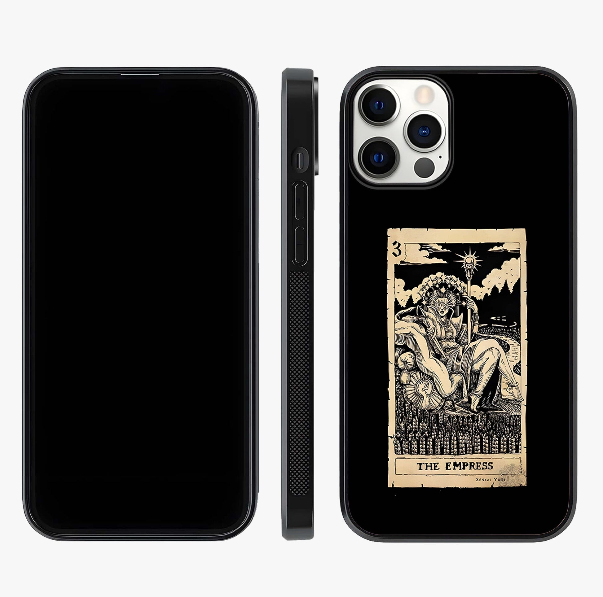 The Empress Glass Case displayed upright for full design visibility and premium finish.
