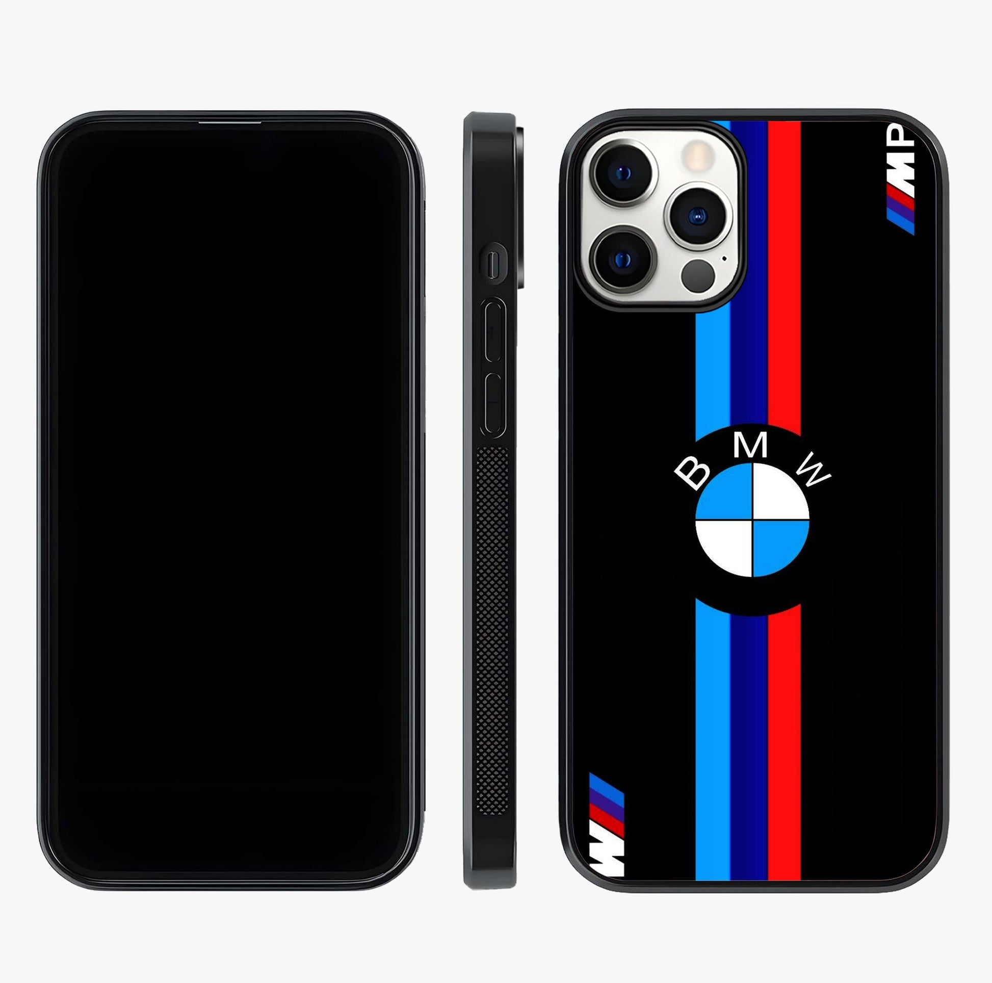 Turbo Bmw Beast Glass Case displayed upright for full design visibility and premium finish.