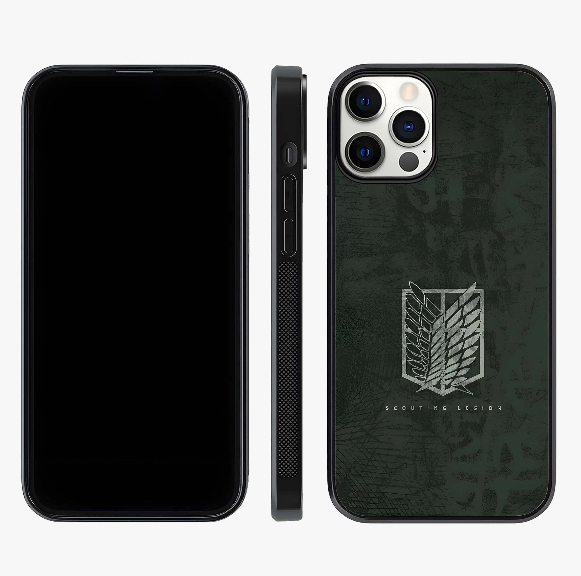 Wings Of Freedom Glass Case displayed upright for full design visibility and premium finish.