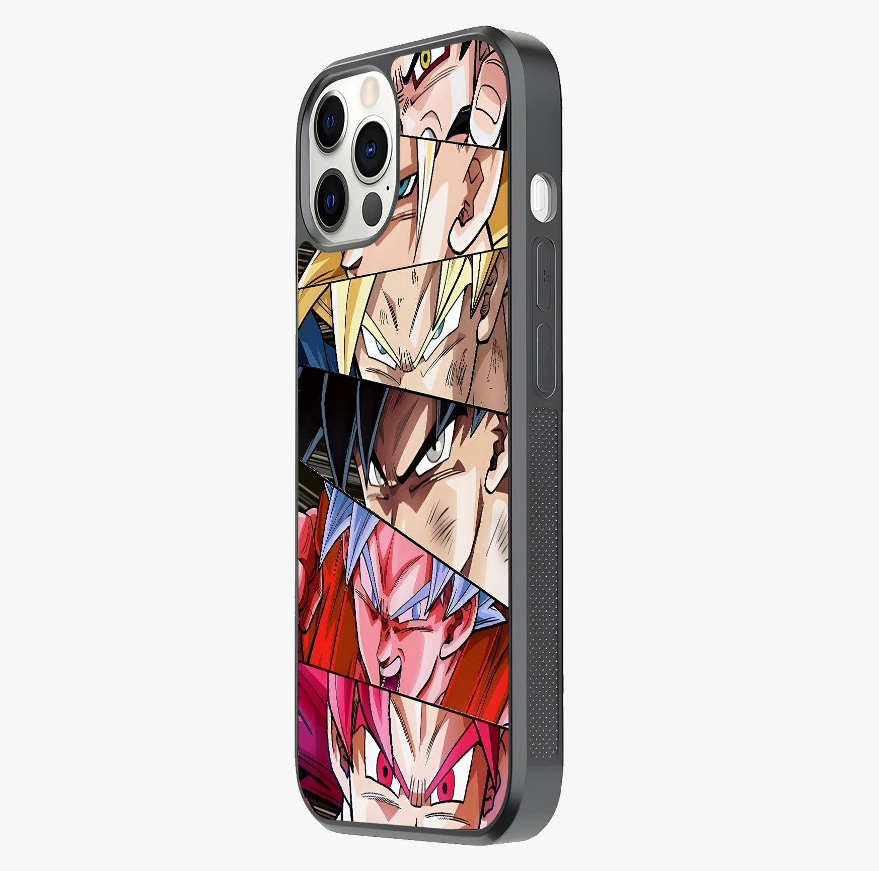 Anime Character Glass Case photographed in natural light showing reflective finish and design depth.