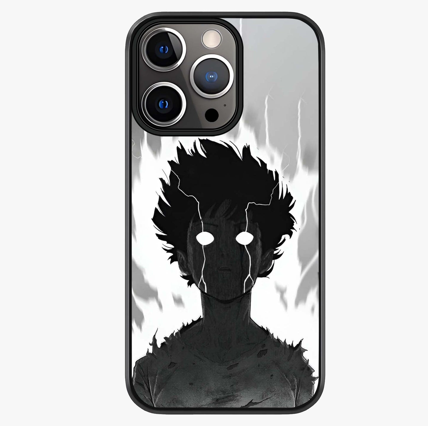 Awakened Inner Rage Glass Case showing full back design in clean flat view with glossy glass finish.