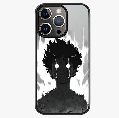 Awakened Inner Rage Glass Case showing full back design in clean flat view with glossy glass finish.