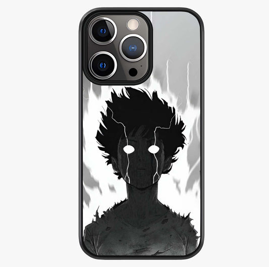 Awakened Inner Rage Glass Case showing full back design in clean flat view with glossy glass finish.