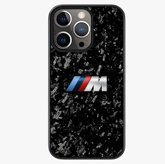 Carbon Speed Mark Glass Case showing full back design in clean flat view with glossy glass finish.