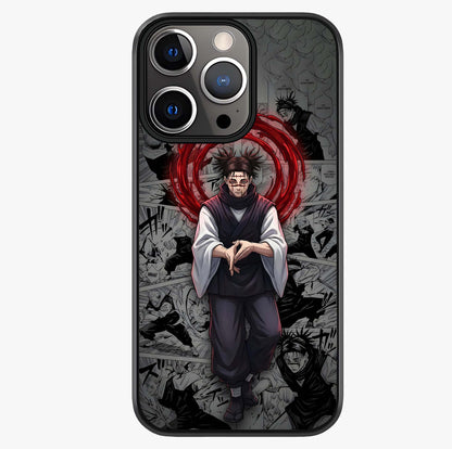 Cursed Ritual Ascension Glass Case showing full back design in clean flat view with glossy glass finish.