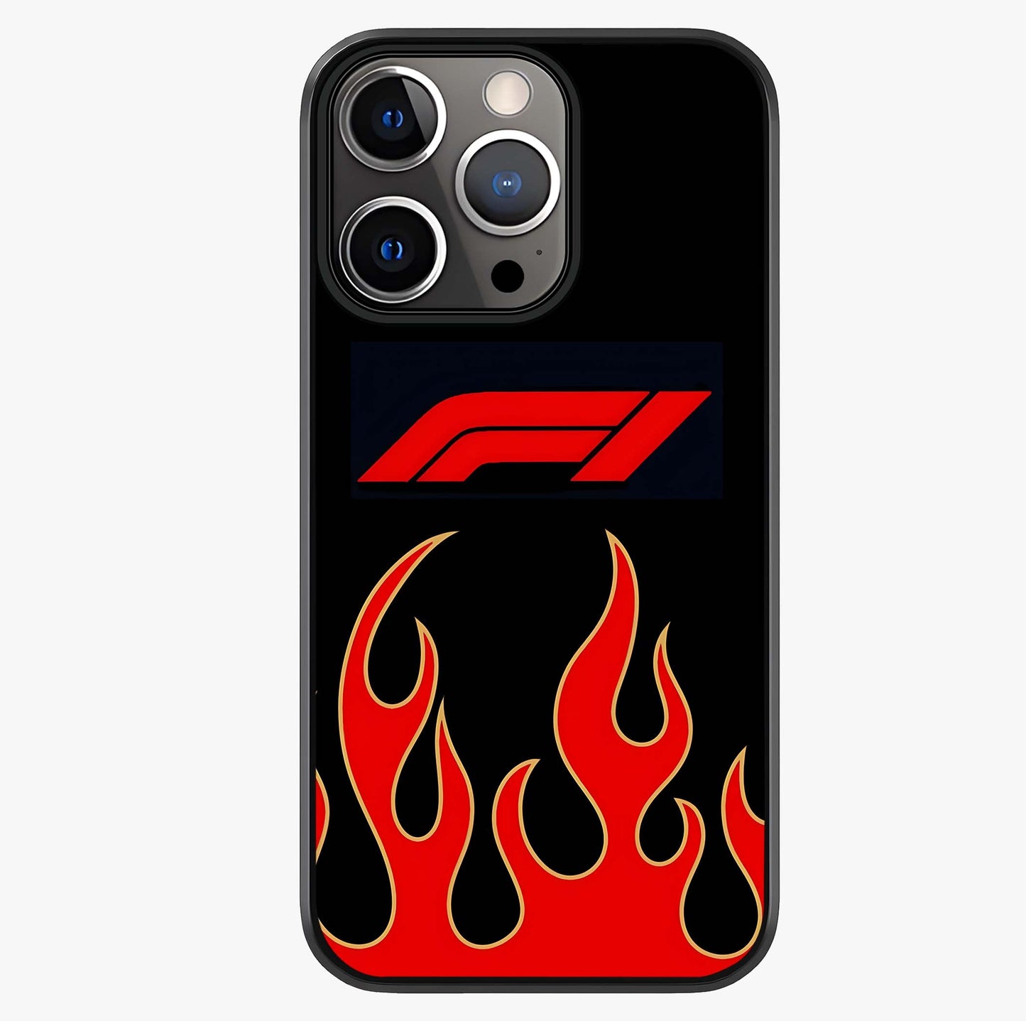 Fire F11 Glass Case showing full back design in clean flat view with glossy glass finish.