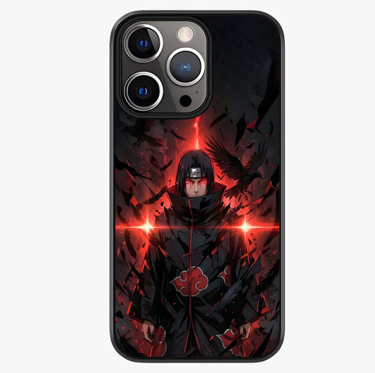 Focused Blade Discipline Glass Case showing full back design in clean flat view with glossy glass finish.