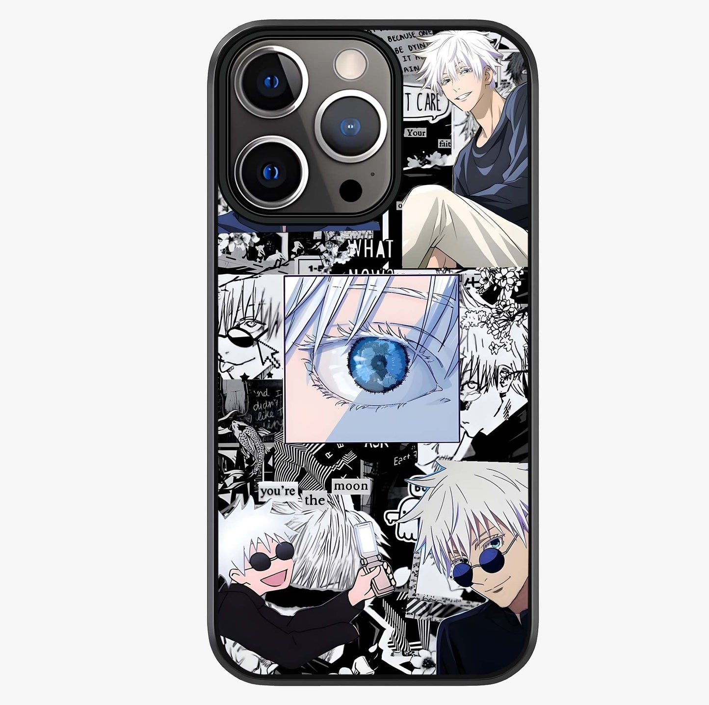 Infinity Sorcerer Chaos Glass Case showing full back design in clean flat view with glossy glass finish.