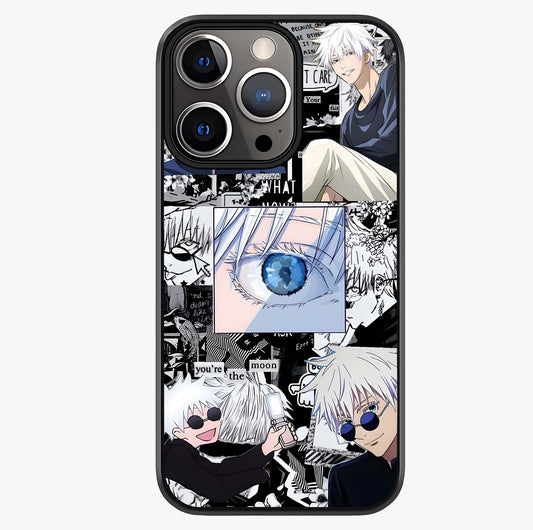 Infinity Sorcerer Chaos Glass Case showing full back design in clean flat view with glossy glass finish.