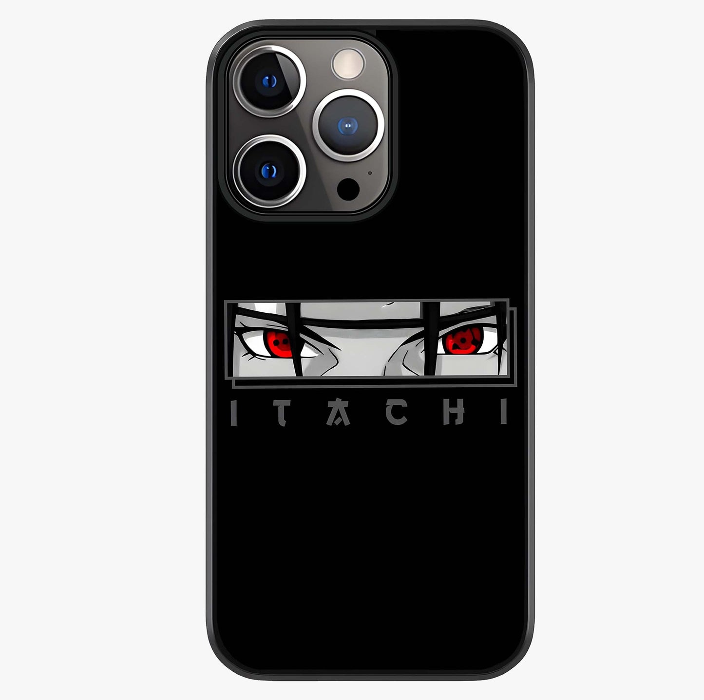 Scarlet Gaze Dominance Glass Case showing full back design in clean flat view with glossy glass finish.