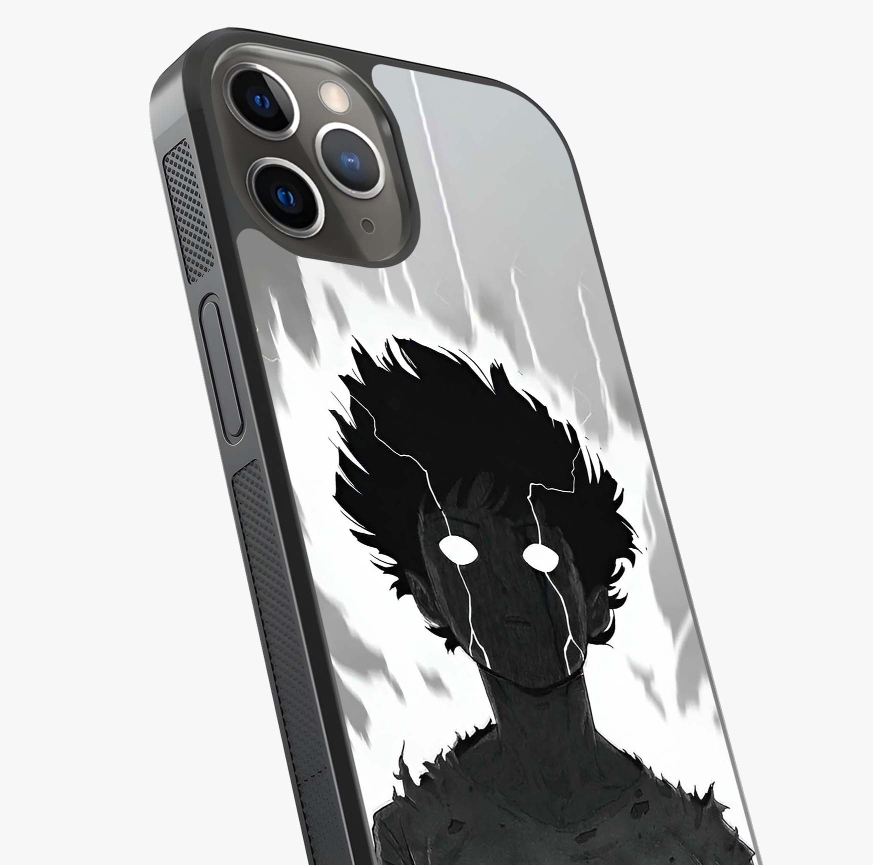 Awakened Inner Rage Glass Case captured at a warm angle highlighting gloss, texture and premium glass finish.