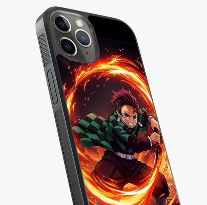 Blazing Sword Resolve Glass Case captured at a warm angle highlighting gloss, texture and premium glass finish.