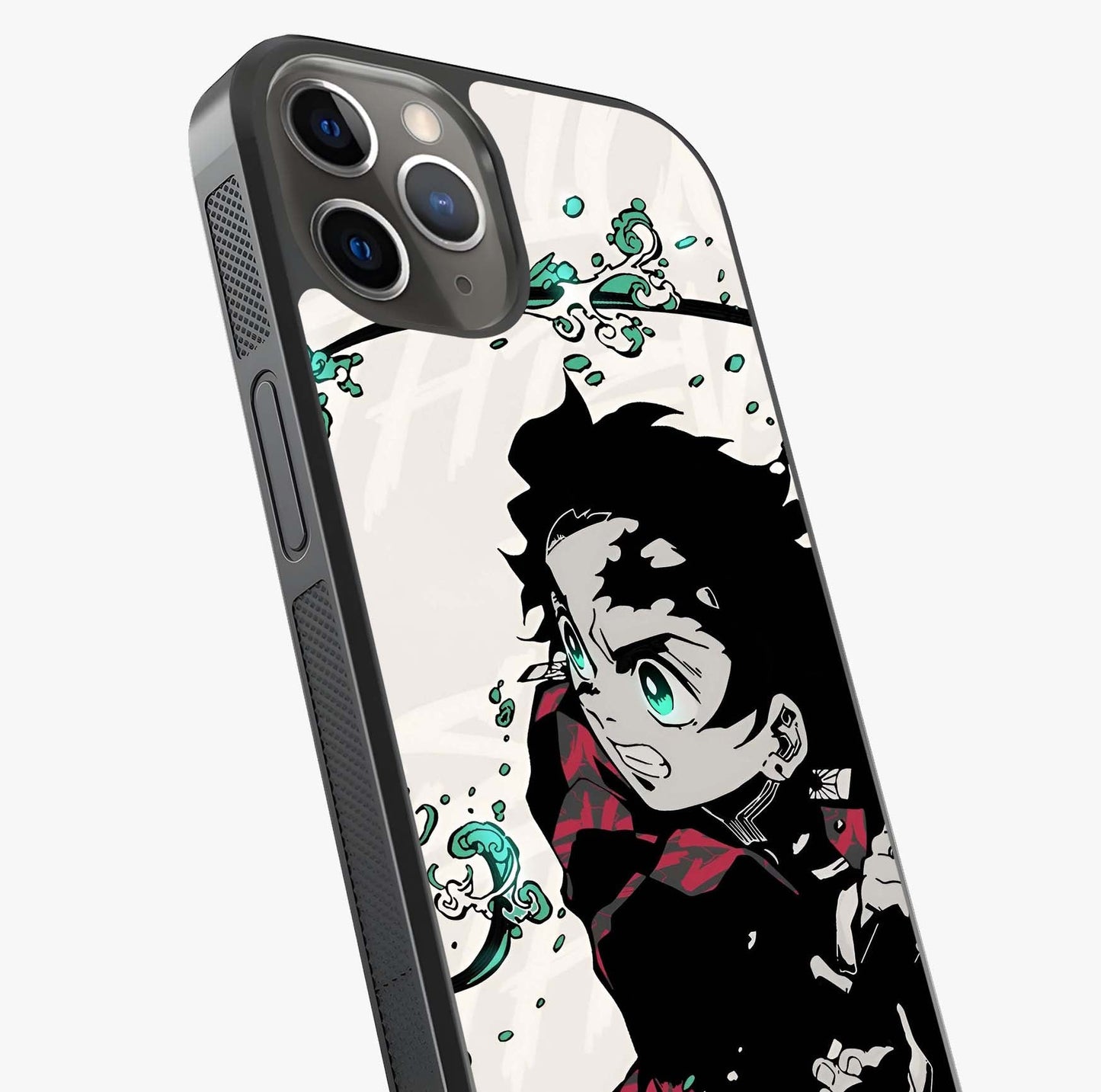 Demon Slayer Glass Case captured at a warm angle highlighting gloss, texture and premium glass finish.