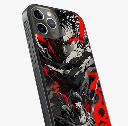 Demon Sword Resolve Glass Case captured at a warm angle highlighting gloss, texture and premium glass finish.