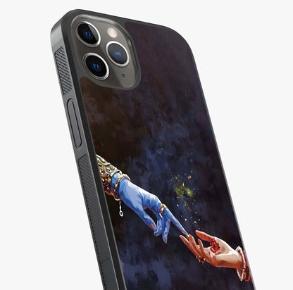 Divine Touch Eternal Glass Case captured at a warm angle highlighting gloss, texture and premium glass finish.