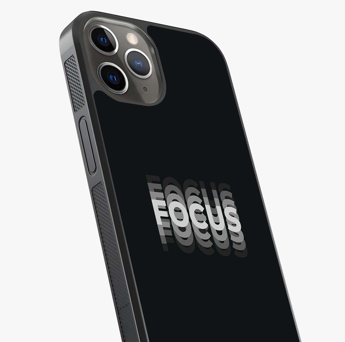Focus Mode On Glass Case captured at a warm angle highlighting gloss, texture and premium glass finish.