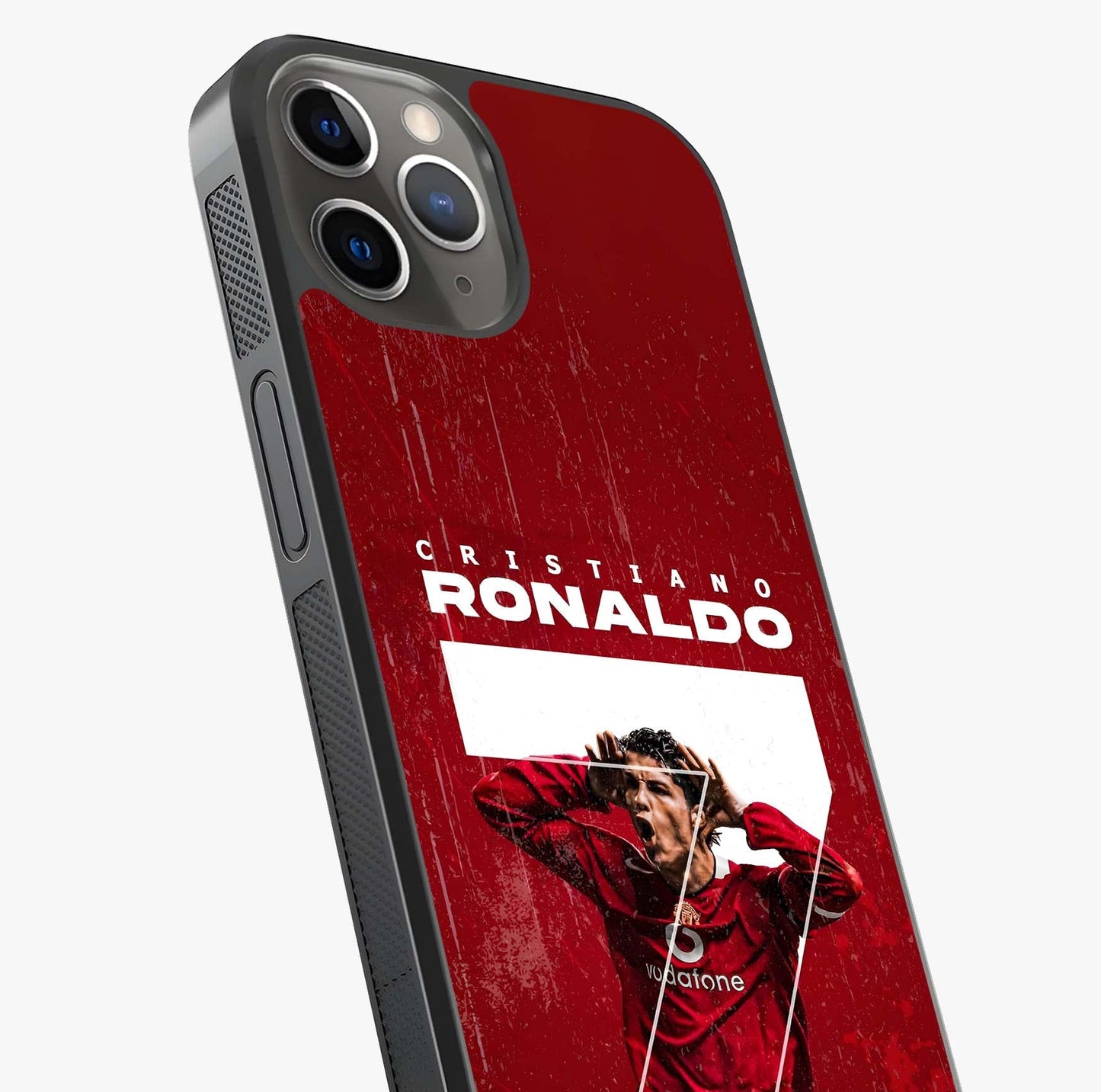 Goal Celebration Legacy Glass Case captured at a warm angle highlighting gloss, texture and premium glass finish.