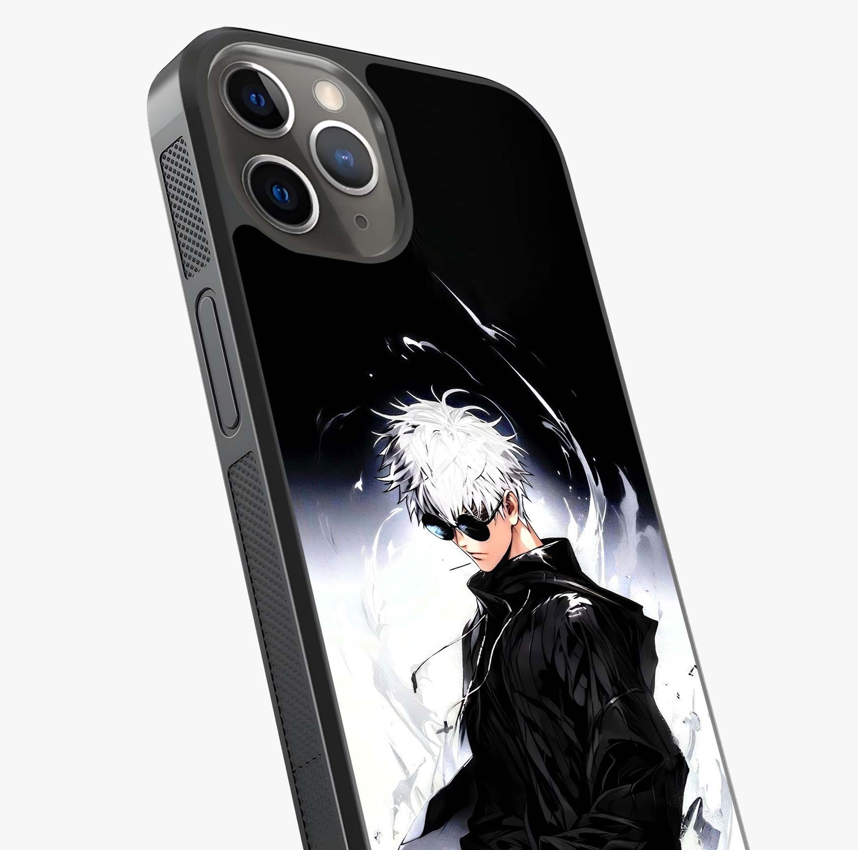 Limitless Shadow King Glass Case captured at a warm angle highlighting gloss, texture and premium glass finish.