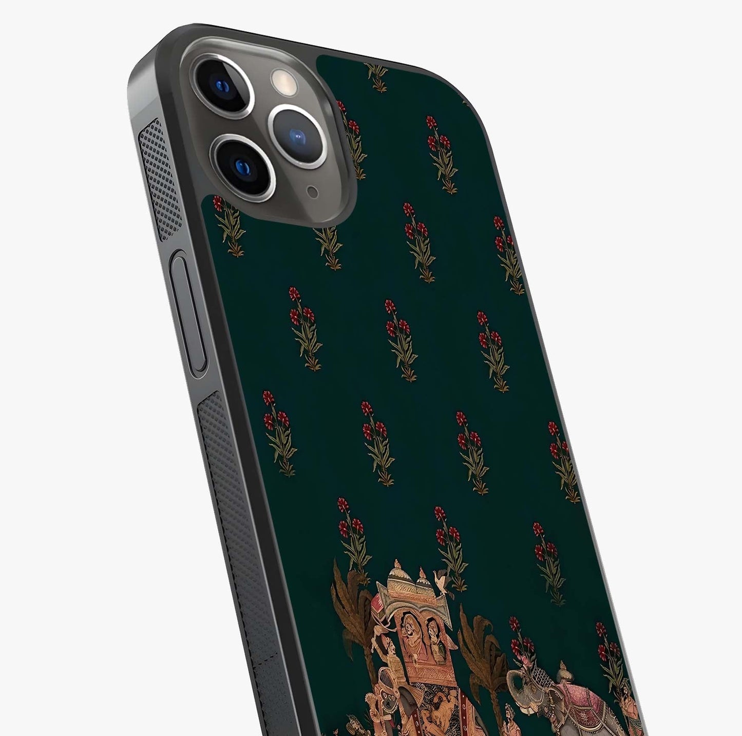 Macmerise Glass Case captured at a warm angle highlighting gloss, texture and premium glass finish.
