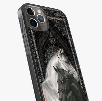 Majestic Ride Legacy Glass Case captured at a warm angle highlighting gloss, texture and premium glass finish.