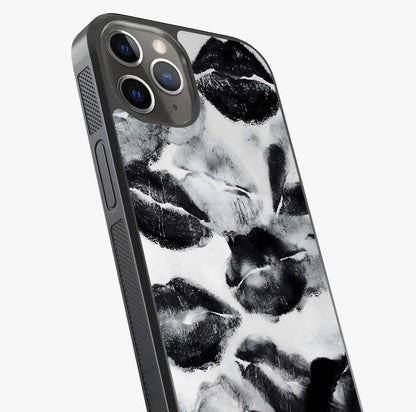 Midnight Kiss Marks Glass Case captured at a warm angle highlighting gloss, texture and premium glass finish.