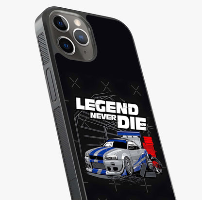 Midnight Racing Legacy Glass Case captured at a warm angle highlighting gloss, texture and premium glass finish.