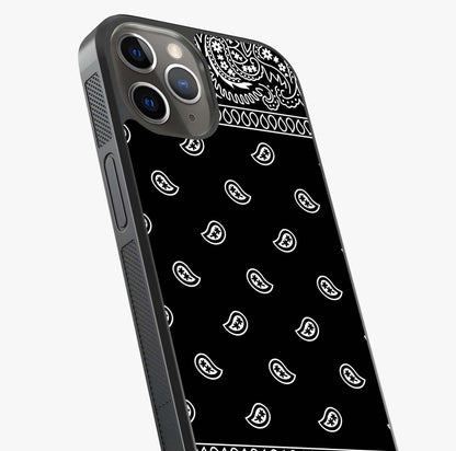 Retro Rebel Threads Glass Case captured at a warm angle highlighting gloss, texture and premium glass finish.