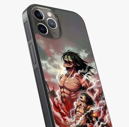 Titan Awakening Fury Glass Case captured at a warm angle highlighting gloss, texture and premium glass finish.