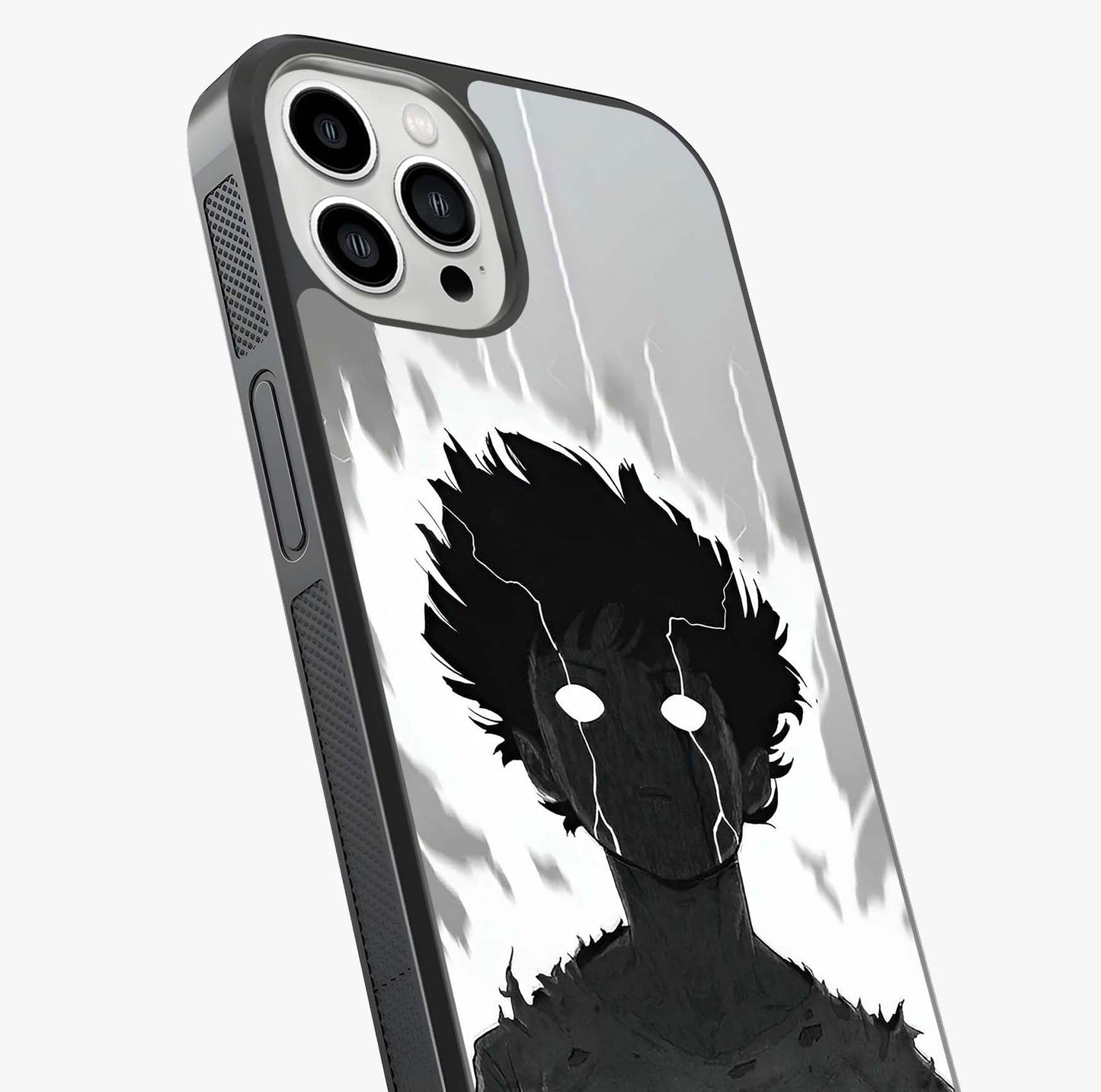 Awakened Inner Rage Glass Case captured at a warm angle highlighting gloss, texture and premium glass finish.