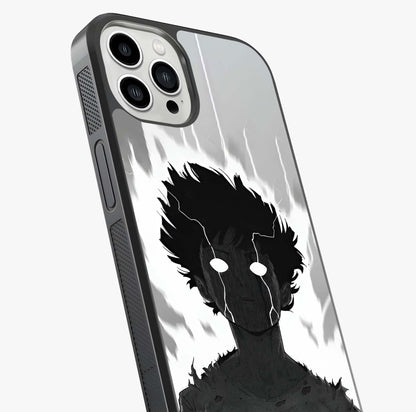 Awakened Inner Rage Glass Case captured at a warm angle highlighting gloss, texture and premium glass finish.