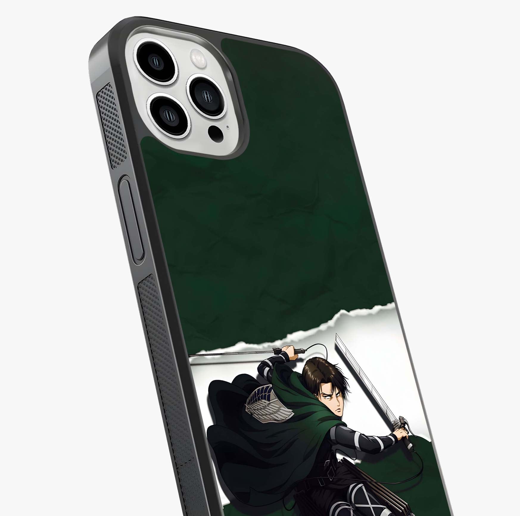 Emerald War Vanguard Glass Case captured at a warm angle highlighting gloss, texture and premium glass finish.