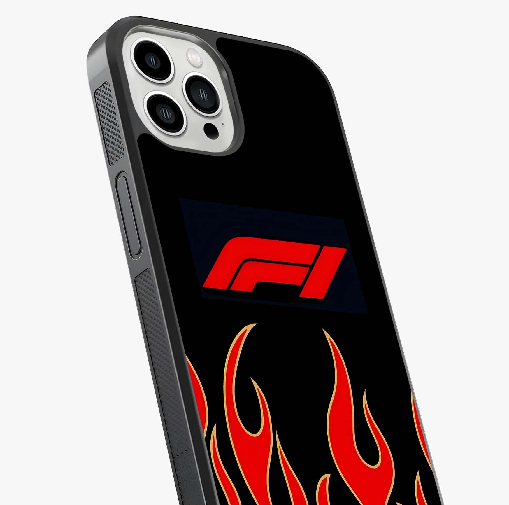 Fire F11 Glass Case captured at a warm angle highlighting gloss, texture and premium glass finish.