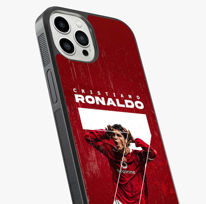 Goal Celebration Legacy Glass Case captured at a warm angle highlighting gloss, texture and premium glass finish.
