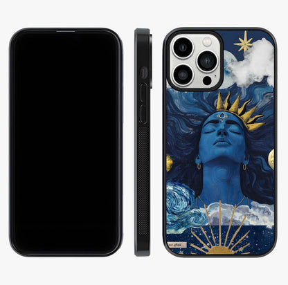 Aesthetic Lord Shiva Glass Case displayed upright for full design visibility and premium finish.