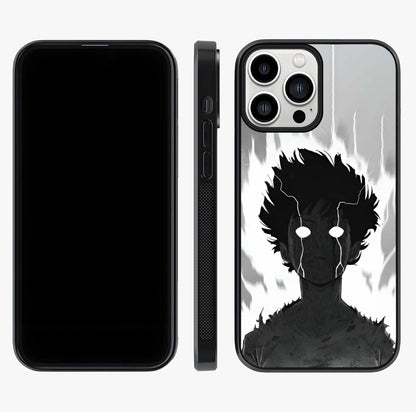 Awakened Inner Rage Glass Case displayed upright for full design visibility and premium finish.