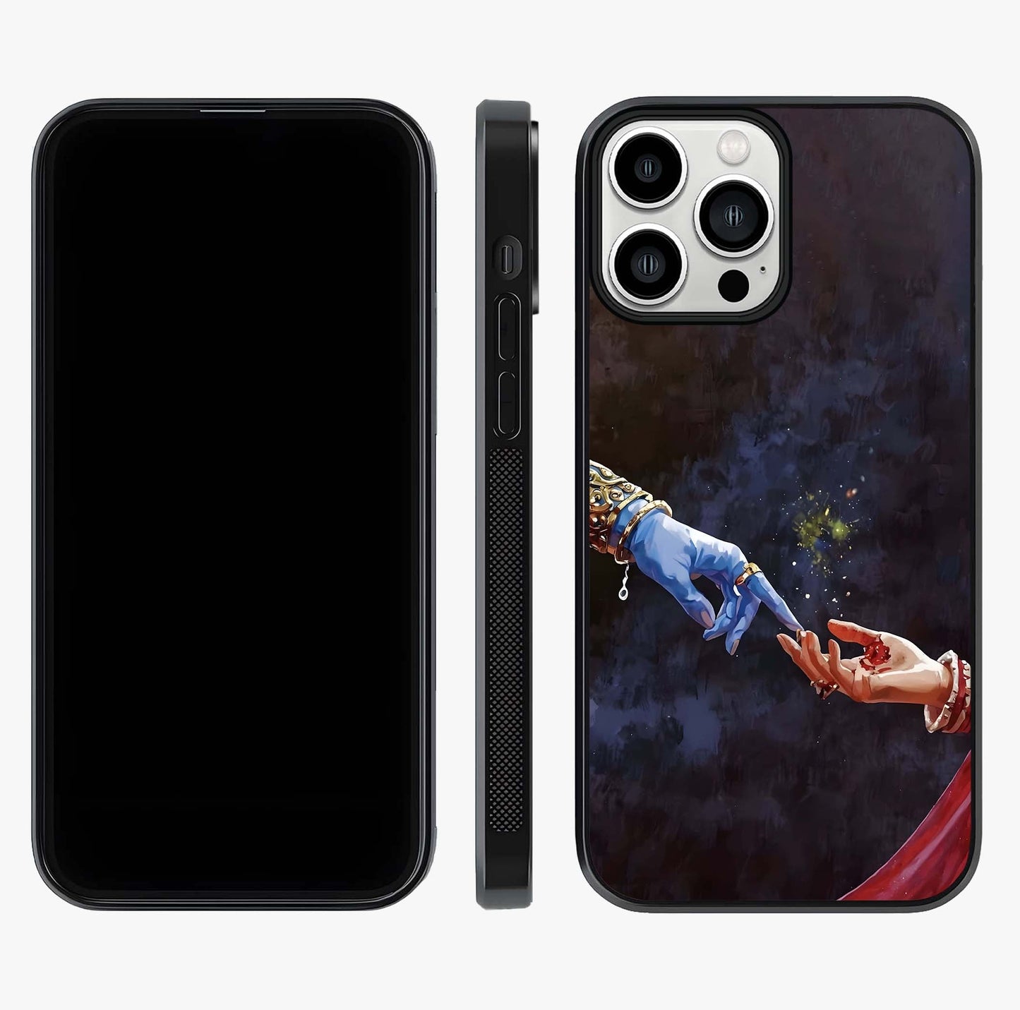Divine Touch Eternal Glass Case displayed upright for full design visibility and premium finish.
