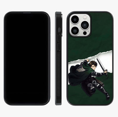 Emerald War Vanguard Glass Case displayed upright for full design visibility and premium finish.