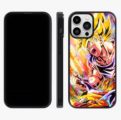 Firing Goku Glass Case displayed upright for full design visibility and premium finish.