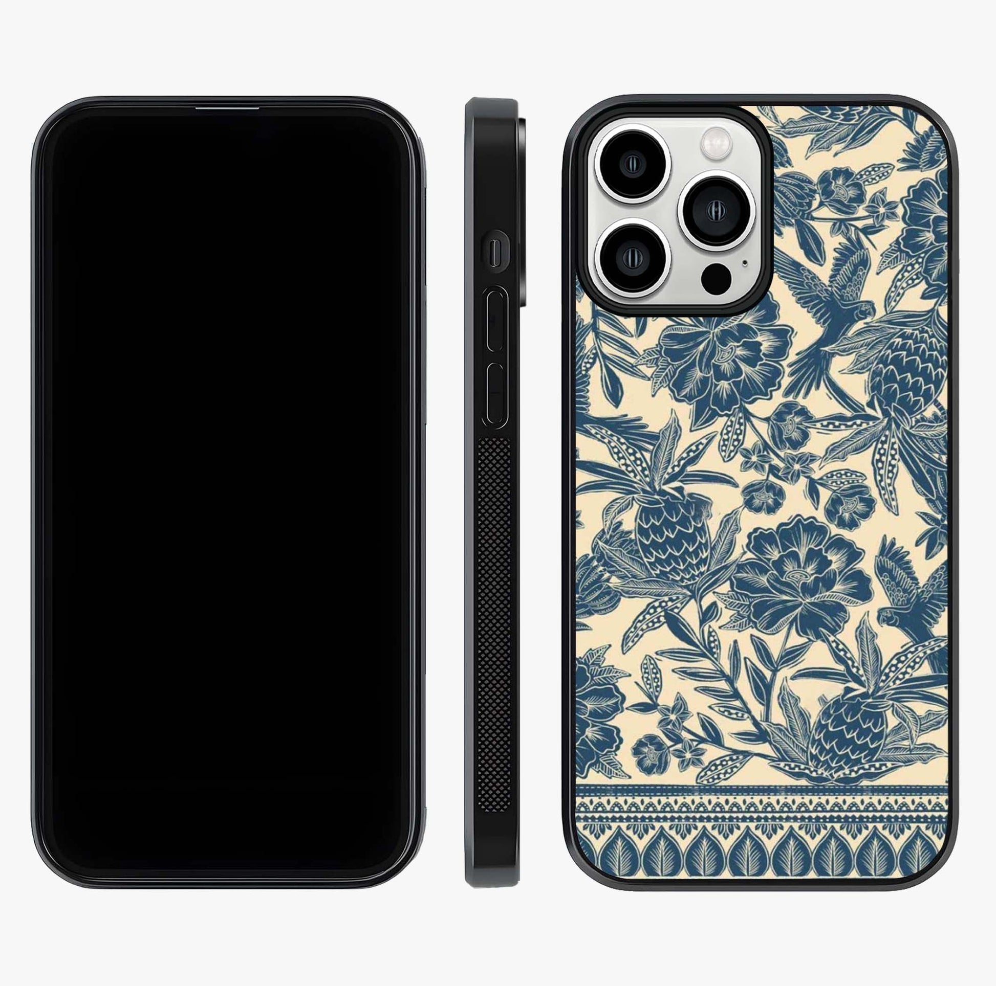 Heirloom Wild Bloom Glass Case displayed upright for full design visibility and premium finish.