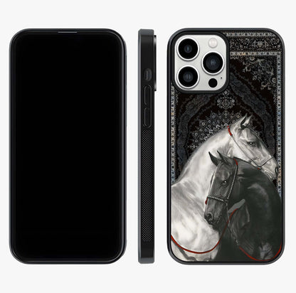 Majestic Ride Legacy Glass Case displayed upright for full design visibility and premium finish.