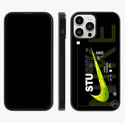 Neon Street Edition Glass Case displayed upright for full design visibility and premium finish.