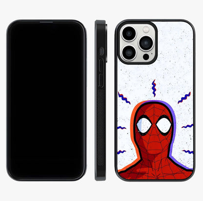 Omg Spiderman Glass Case displayed upright for full design visibility and premium finish.