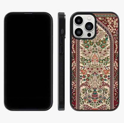 Persian Inspired Glass Case displayed upright for full design visibility and premium finish.