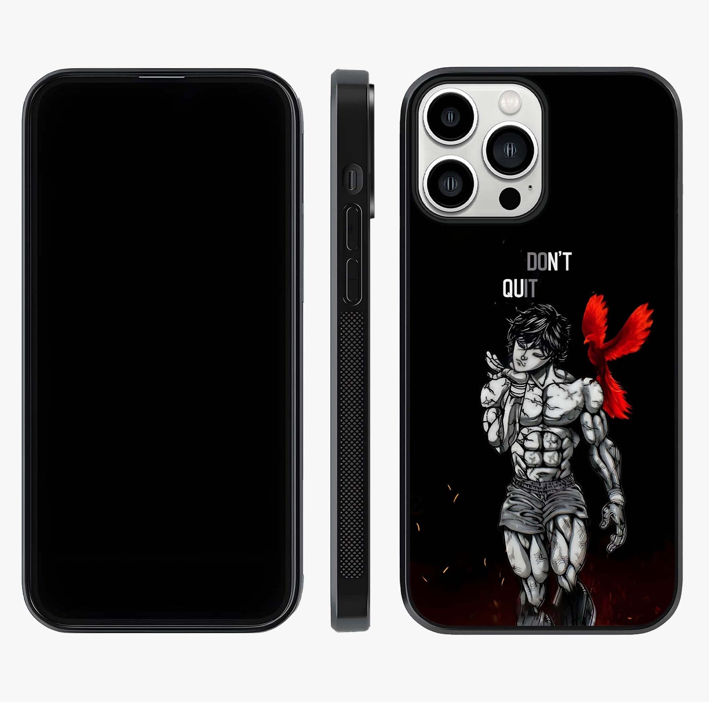 Rise Beyond Limits Glass Case displayed upright for full design visibility and premium finish.