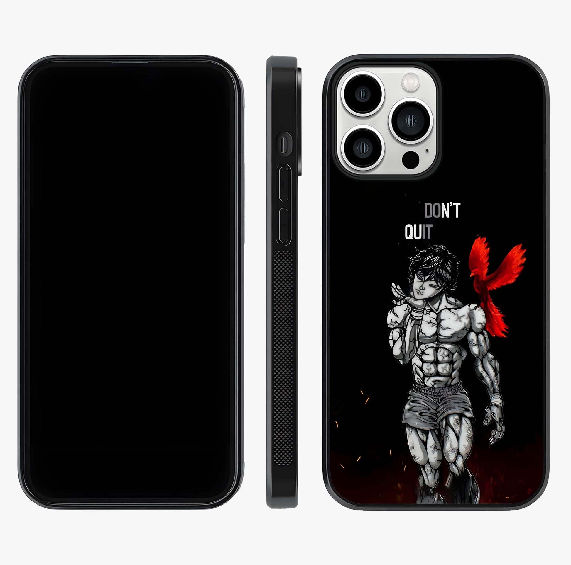 Rise Beyond Limits Glass Case displayed upright for full design visibility and premium finish.